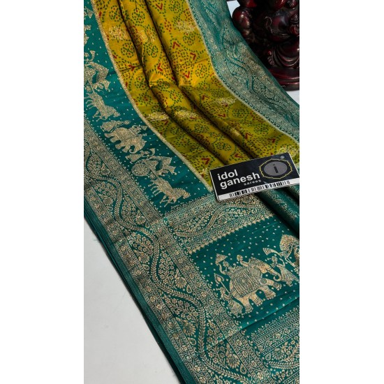IG7828Lite weight pure gazzi silk patola weaving IG7828Lite weight pure gazzi silk patola weaving
