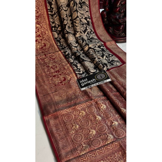 IG7829 Lite weight pure munga pattu kanchi weaving 