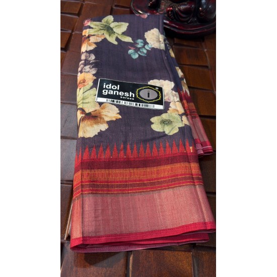 IG7839Lite weight pure jute Tusser weaving border 