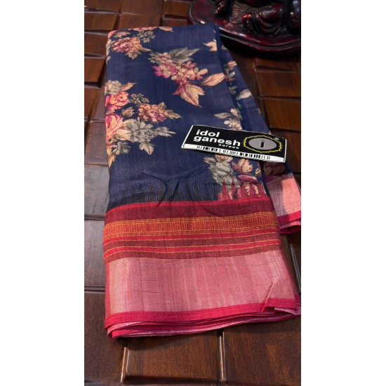 IG7839Lite weight pure jute Tusser weaving border IG7839Lite weight pure jute Tusser weaving border