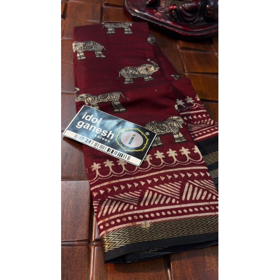 IG7841 Lite weight pure Maheswari sarees IG7841 Lite weight pure Maheswari sarees