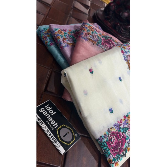 IG7852 Lite weight pure one gram Tissu sarees IG7852 Lite weight pure one gram Tissu sarees