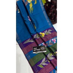 IG7855Pure handloom kathan pattu weaving border IG7855Pure handloom kathan pattu weaving border