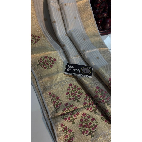 IG7856 Lite weight pure mashrow Tissu sarees IG7856 Lite weight pure mashrow Tissu sarees