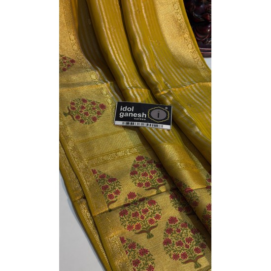 IG7856 Lite weight pure mashrow Tissu sarees IG7856 Lite weight pure mashrow Tissu sarees
