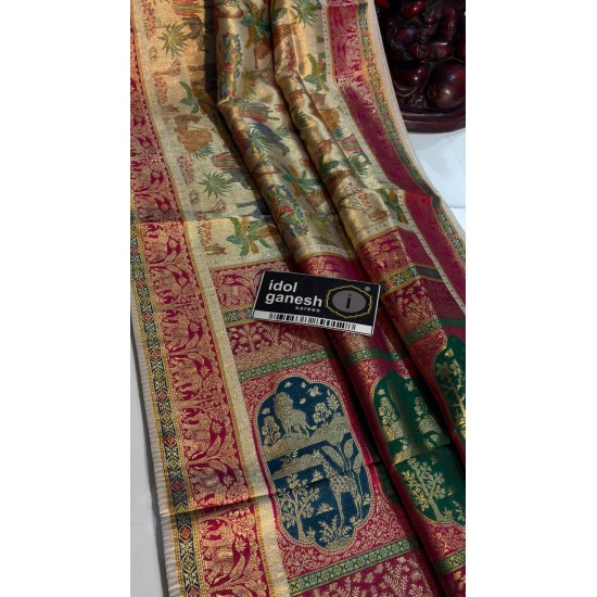 IG7858lite weight pure soft one grame tissue weaving sarees  