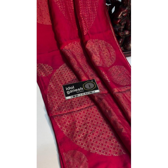 IG7871pure kosa mango border less sarees  