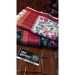 IG7885:pure kanchi crape Kashmir weaving  6630/-