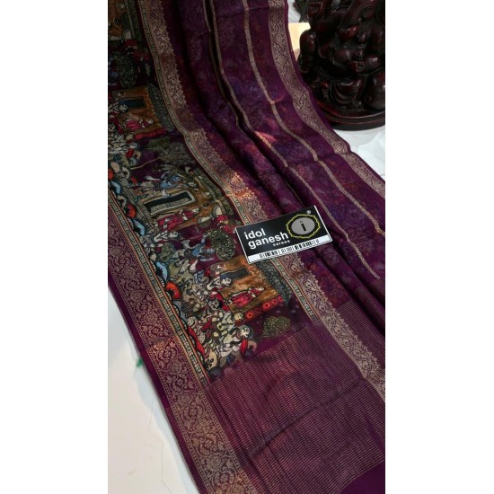 IG7889:lite weight pure natural crape sarees  