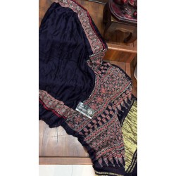 IG7892pure modal silk lakdi patta jari pallu