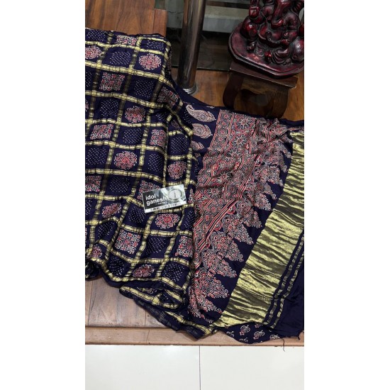 IG7893pure modal silk ghar chola weaving 