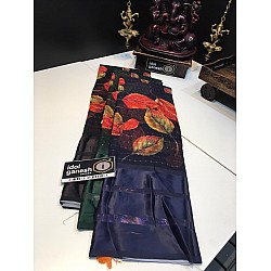  IG80 Light weight  chiffon satin pattu