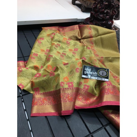 IG813 Lite weight Kanchi tissue Kota pattu