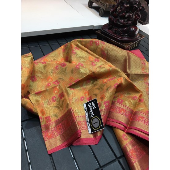 IG813 Lite weight Kanchi tissue Kota pattu