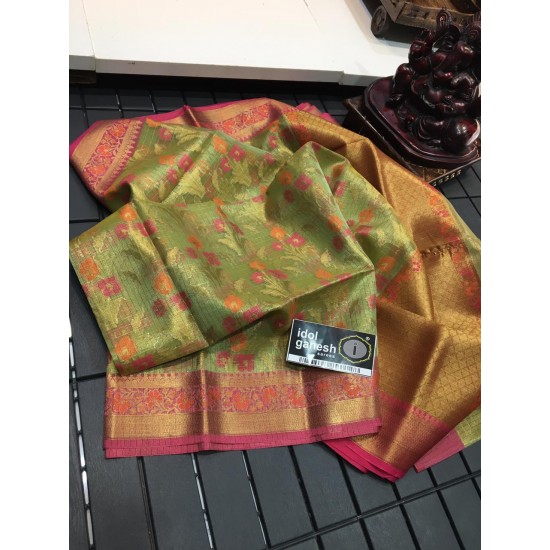 IG813 Lite weight Kanchi tissue Kota pattu