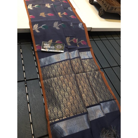 IG824 Lite weight soft chanderi pattu 