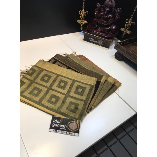 IG857 Pure Handloom tissue sarees