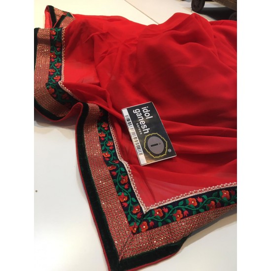 IG861 Pure chiffon saree