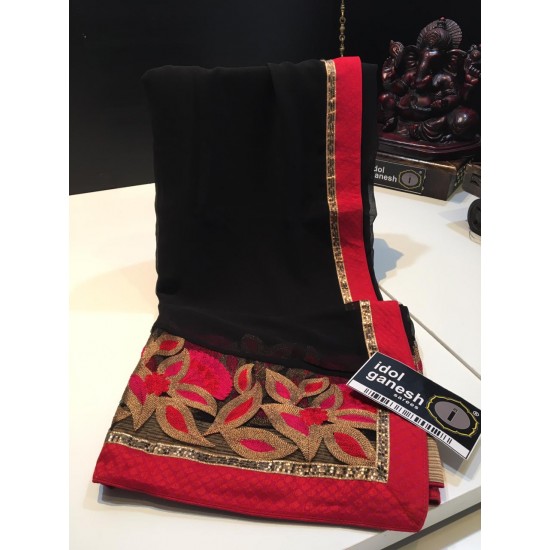 IG862 Pure chiffon saree