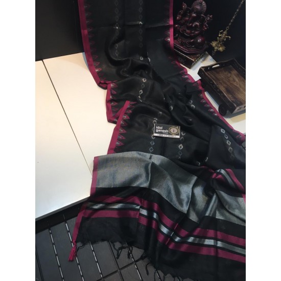 IG880 Pure handloom Lenin sarees