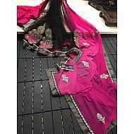 IG881 Beautiful designer half georgette