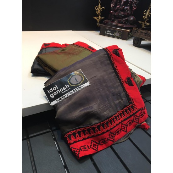 IG893 Lite weight dola crap sarees