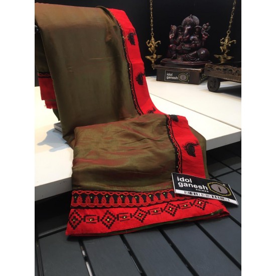 IG893 Lite weight dola crap sarees