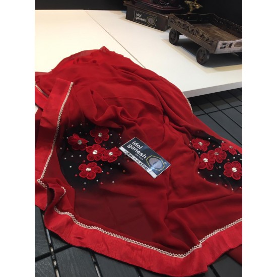 IG896 Lite weight georgette saree