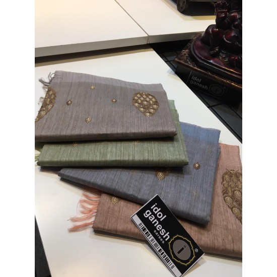 IG912 Lite weight khadi jute sarees