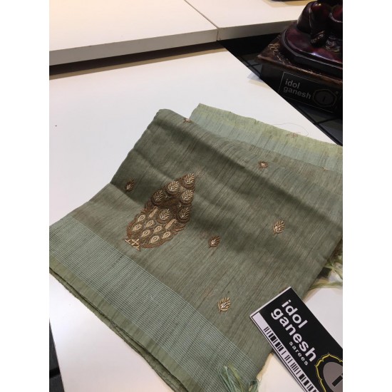 IG912 Lite weight khadi jute sarees