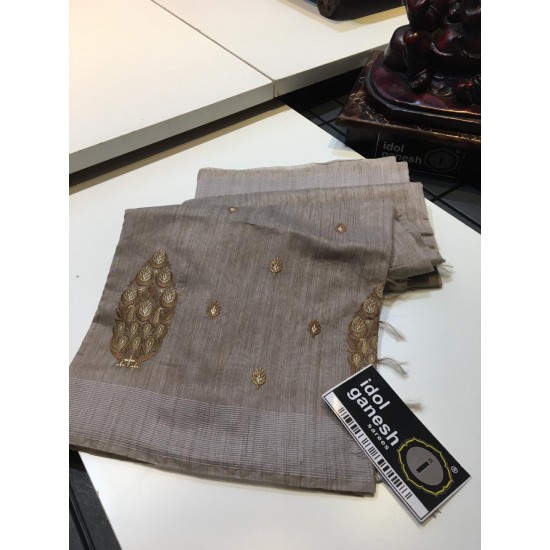 IG912 Lite weight khadi jute sarees