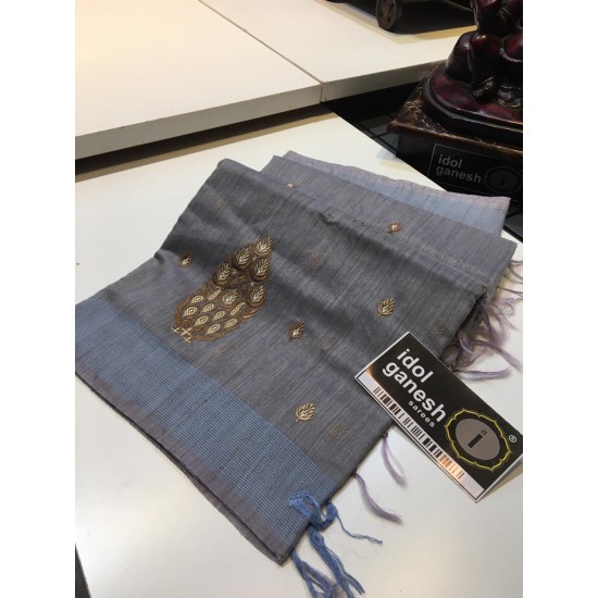 IG912 Lite weight khadi jute sarees