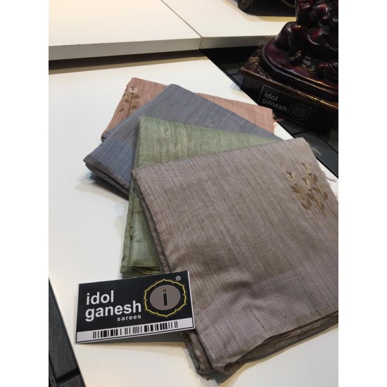 IG914 Lite weight khadi jute sarees