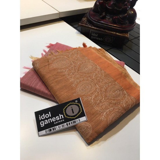 IG916 Lite weight khadi jute sarees