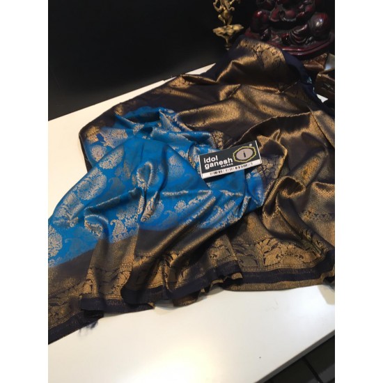 IG942  Lite weight soft Kubera pattu,