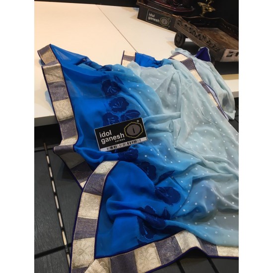 IG951 Lite weight georgette saree