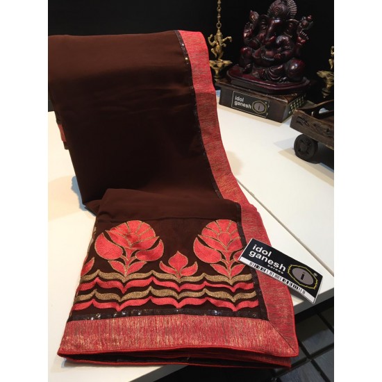 IG962 Lite weights chiffon georgette saree