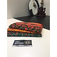 IG966 Lite weight soft crape satin pattu border