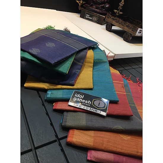 IG971 Lite weight jute tussar sarees 