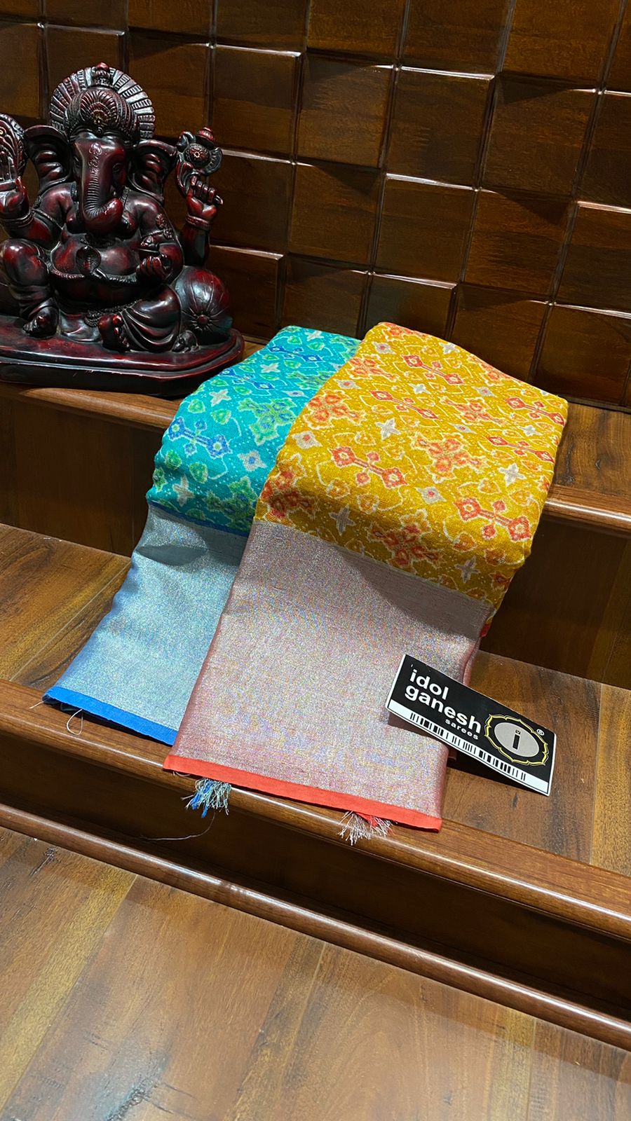 IG1099 Pure handloom Lenin/Lenin sarees
