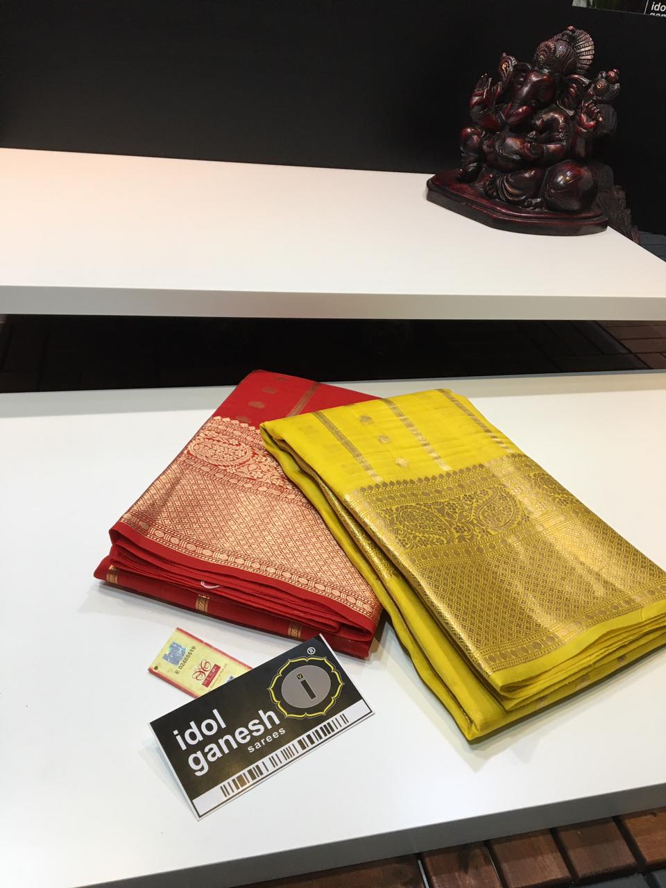 IG1131 Pure mango kora Handlooms sarees