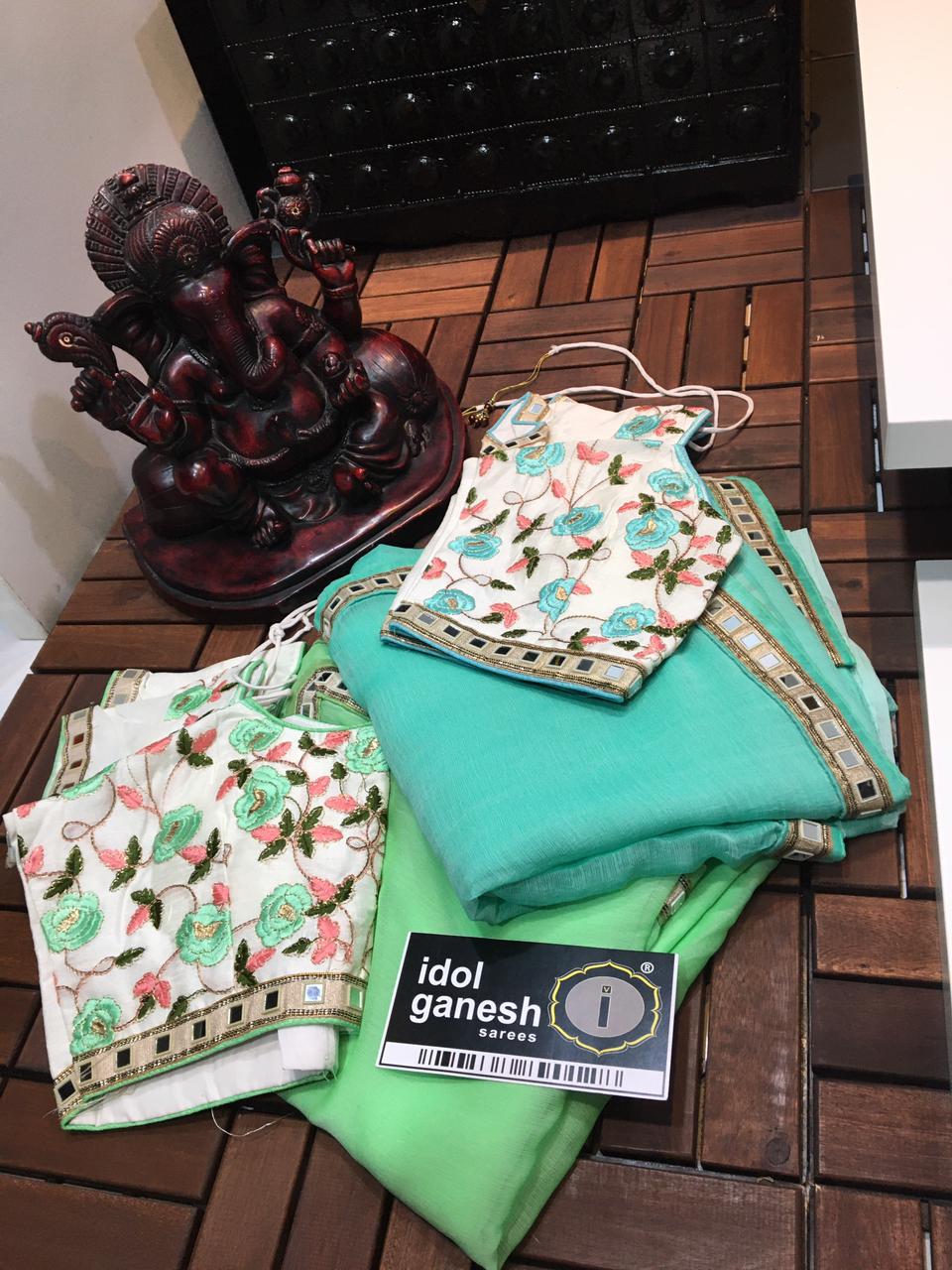 IG1147 Lite weight chiffon sarees