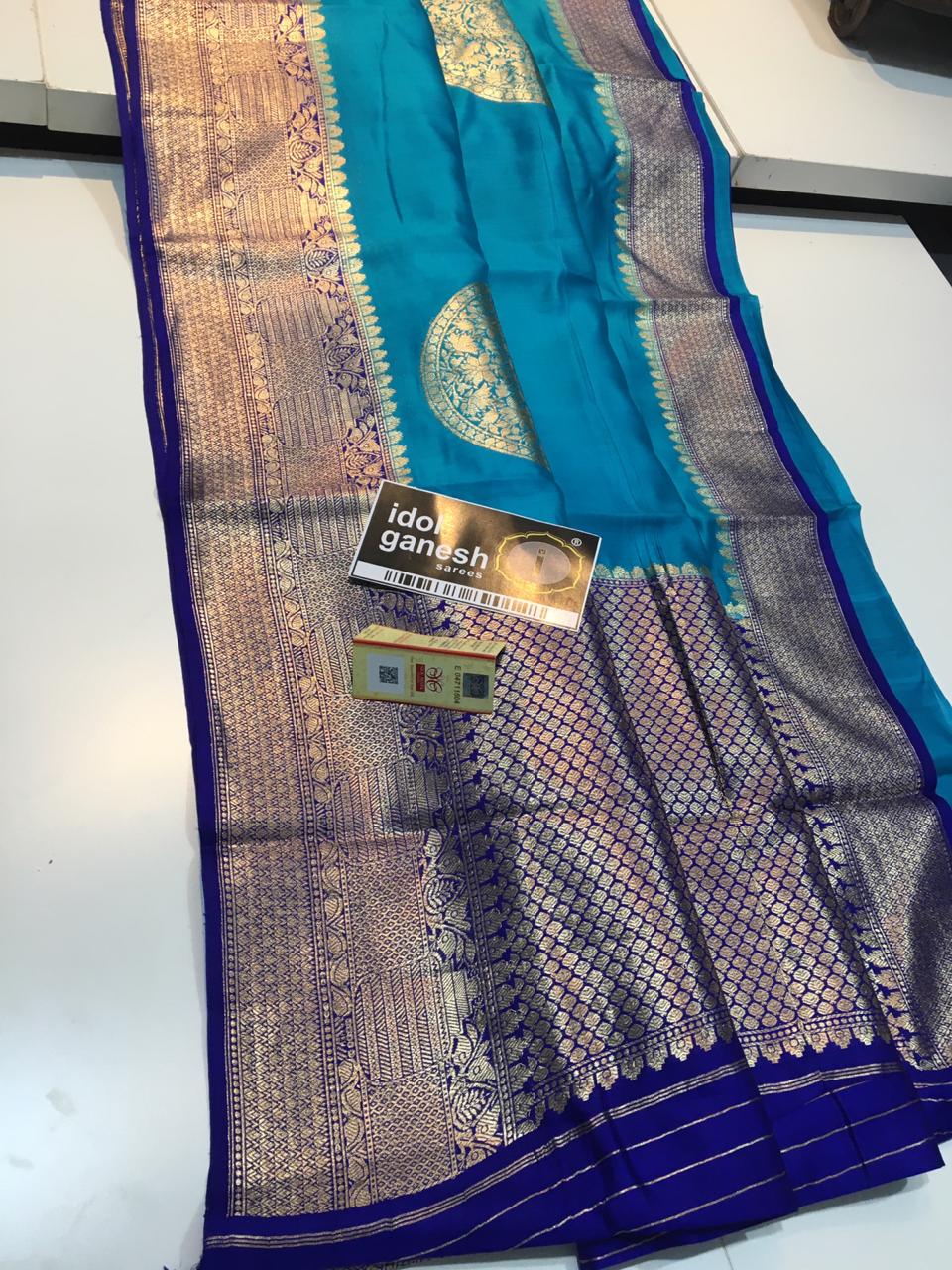 IG116 Pure hand loom silk pattu