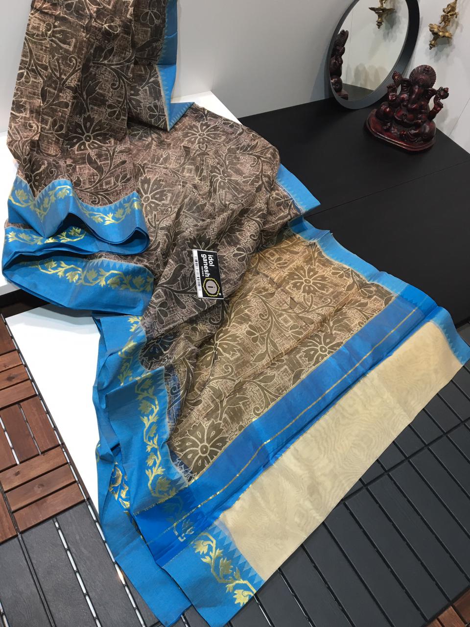 IG1209 Lite weight Kanchi Weaving border Kota sarees