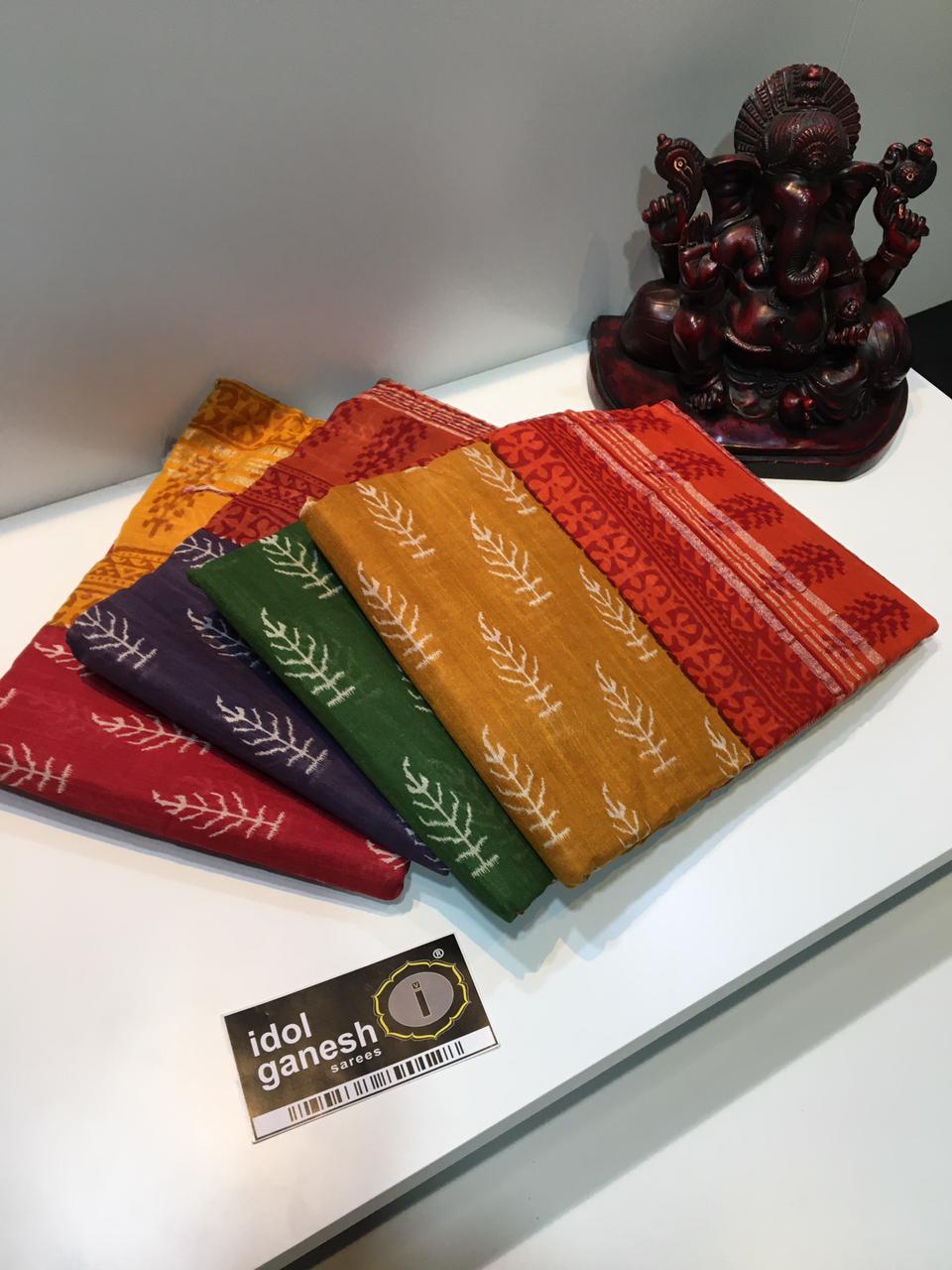 IG1250 Pure Lenin sarees