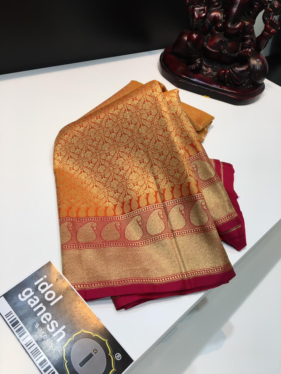 IG1272 Pure uppada silk pattu 