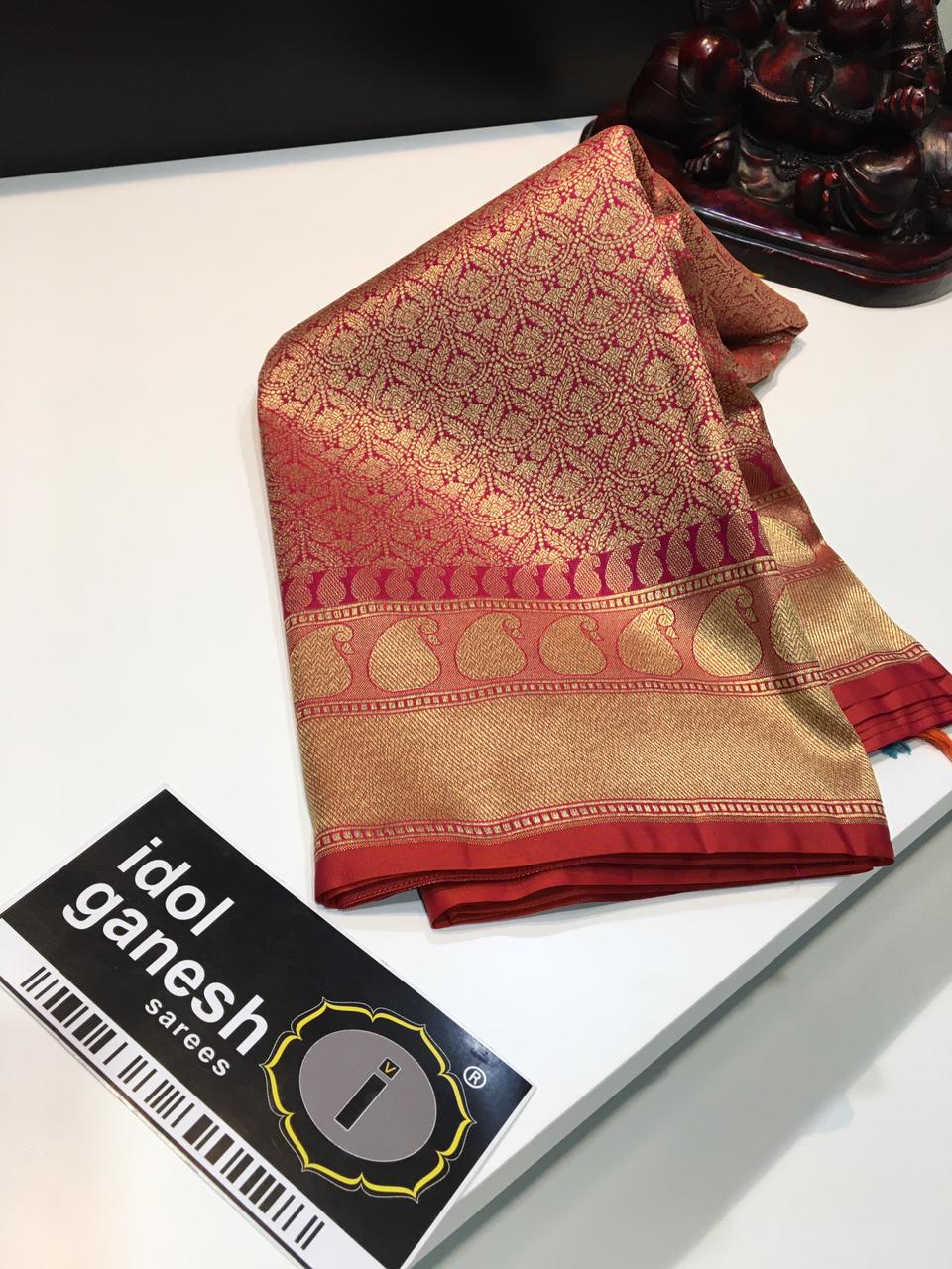 IG1272 Pure uppada silk pattu 