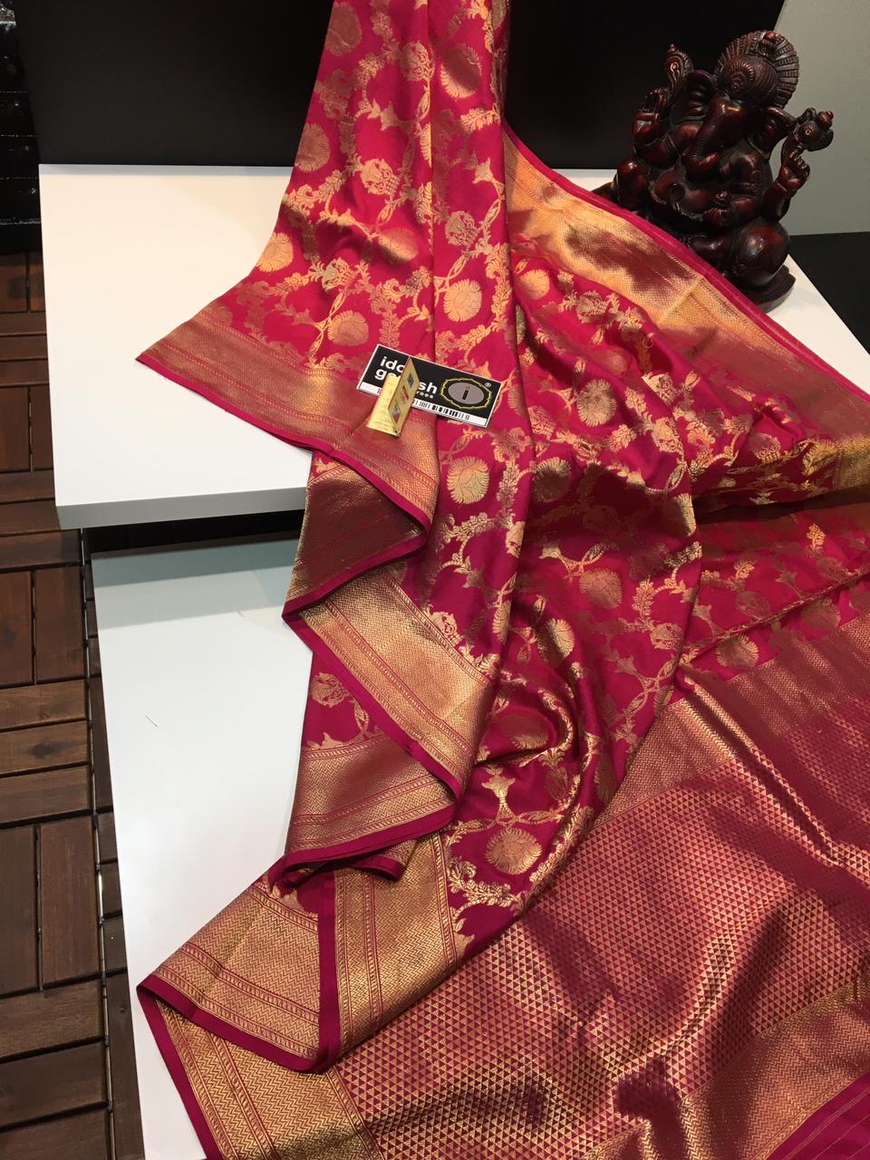 IG1293 Pure Handloom pure silk pattu 