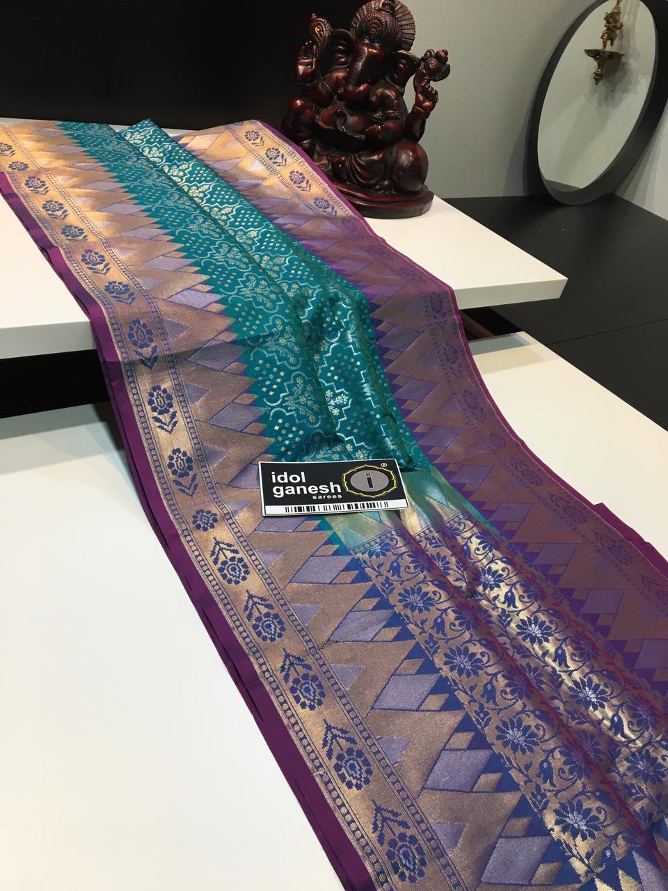 IG1295 Pure uppada silk pattu 