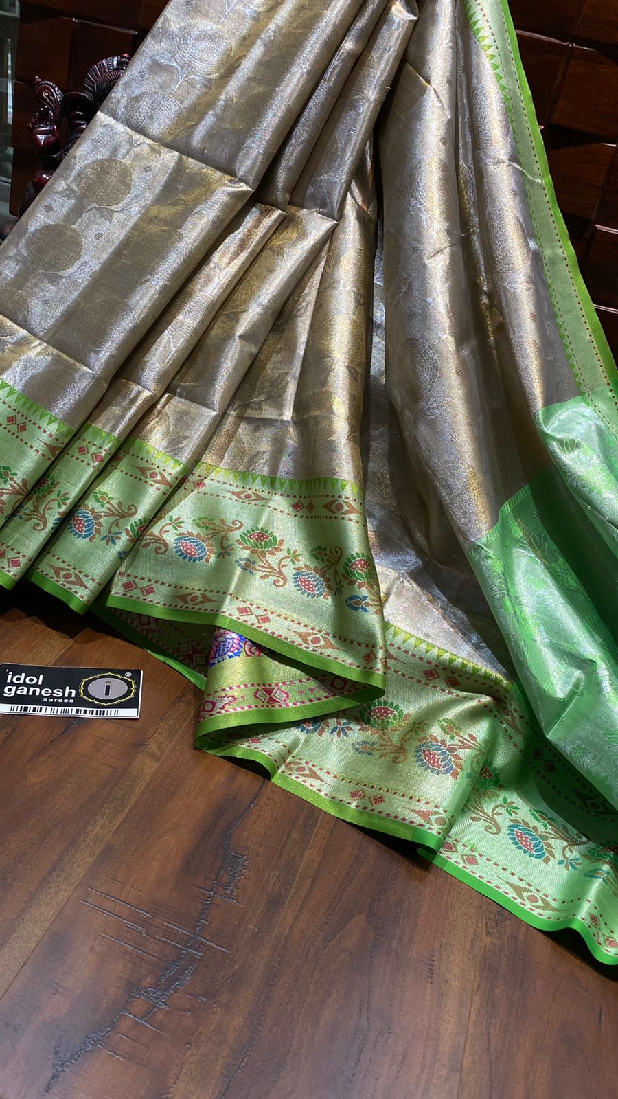 IG1330 Pure tissue paithani pattu